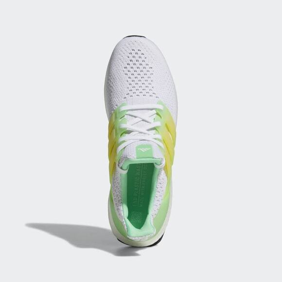 Adidas Ultraboost 5.0 DNA Men\'s Running Shoes Size 12 M White/White/Beam Green main image 4